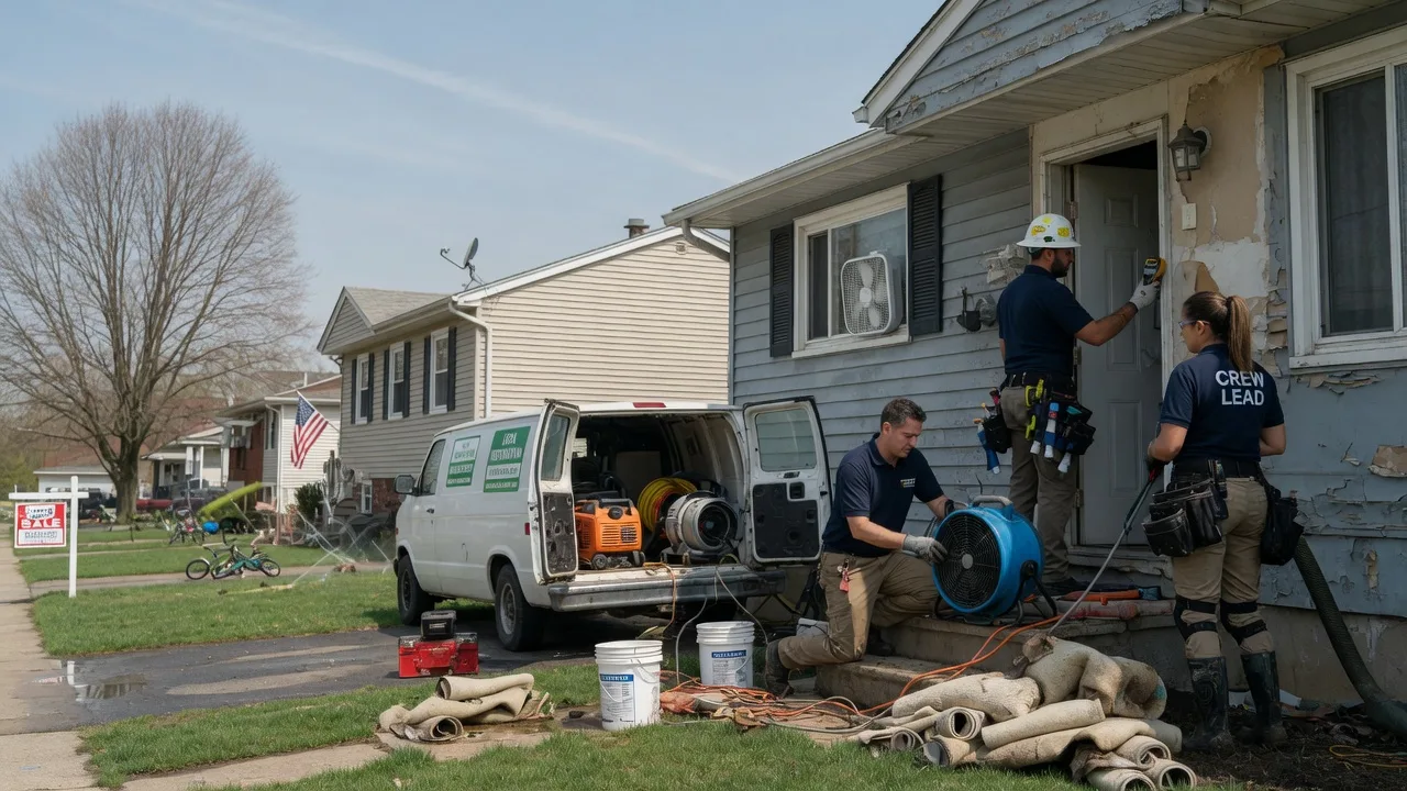 Flood Cleanup in Trinway, OH near me