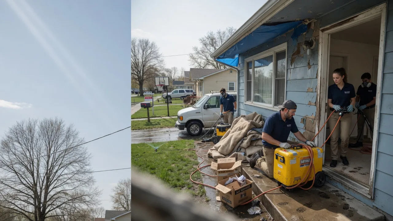 Basement Flood Cleanup in Trinway, OH near me
